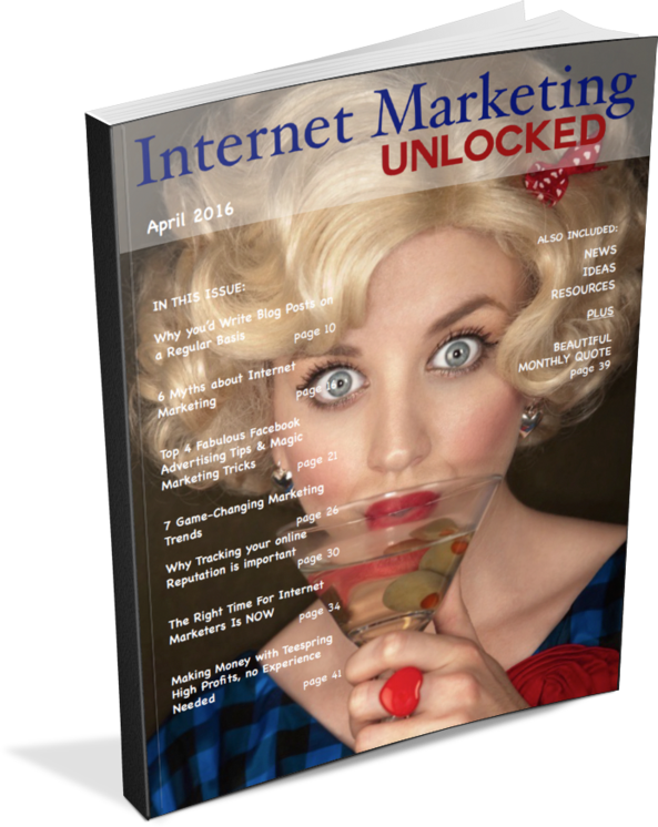 April Cover internet Marketing Unlocked